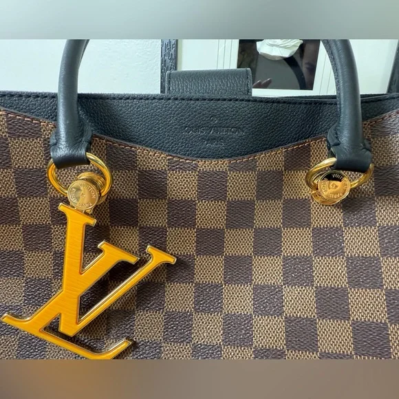 Louis Vuitton LV Riverside Handbag Damier with Leather - Picture 7 of 12